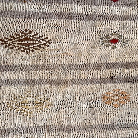 Vintage Turkish Kilim Pillow with Insert - Picture 3 of 5